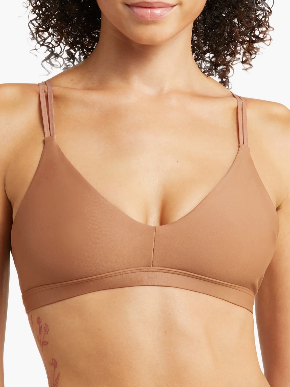 nude barre bralette
